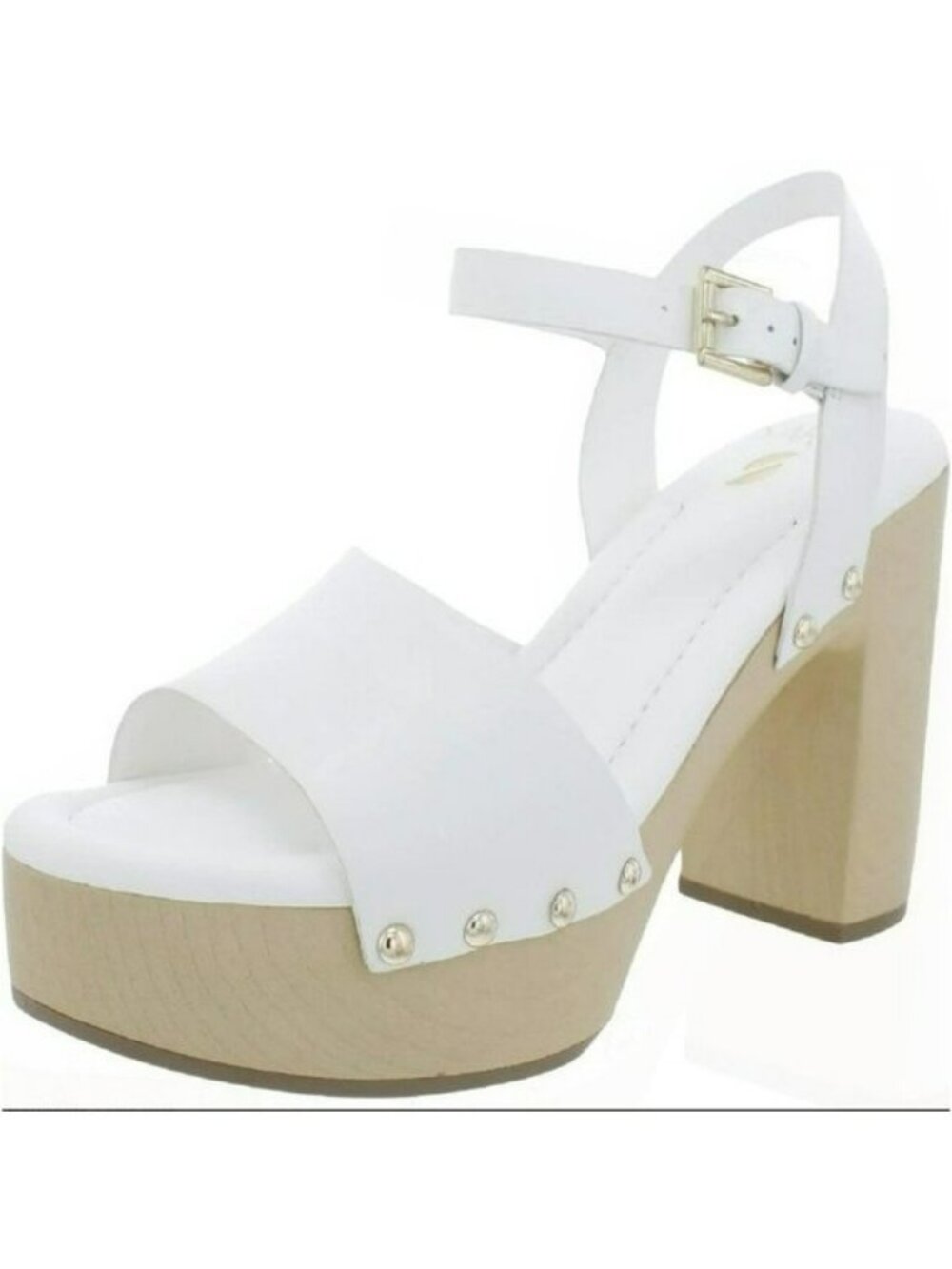 FRANCO SARTO WALLY ANKLE STRAP OPEN TOE BLOCK HEEL, SZ 9, NIB